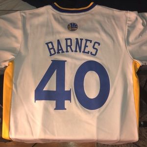 Harrison Barnes Short-Sleeve Warriors Jersey